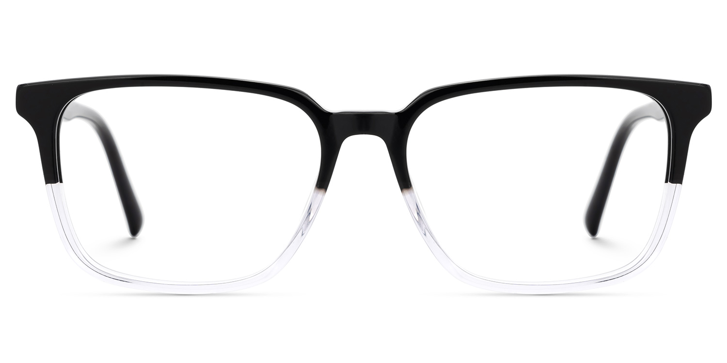 Barnhill Square Black-Crystal Glasses