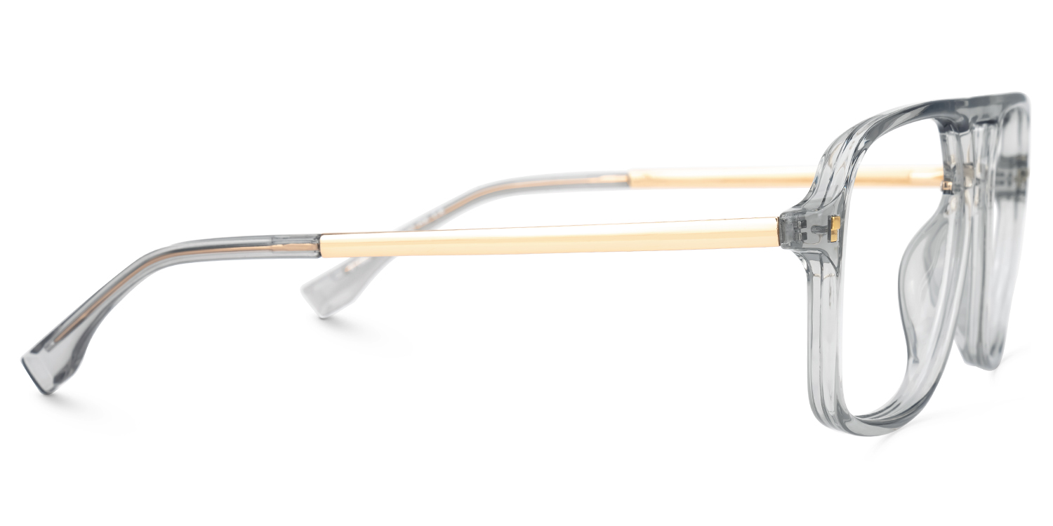 Aviator Kilworth Gray Glasses deals -Zeelool Glasses2