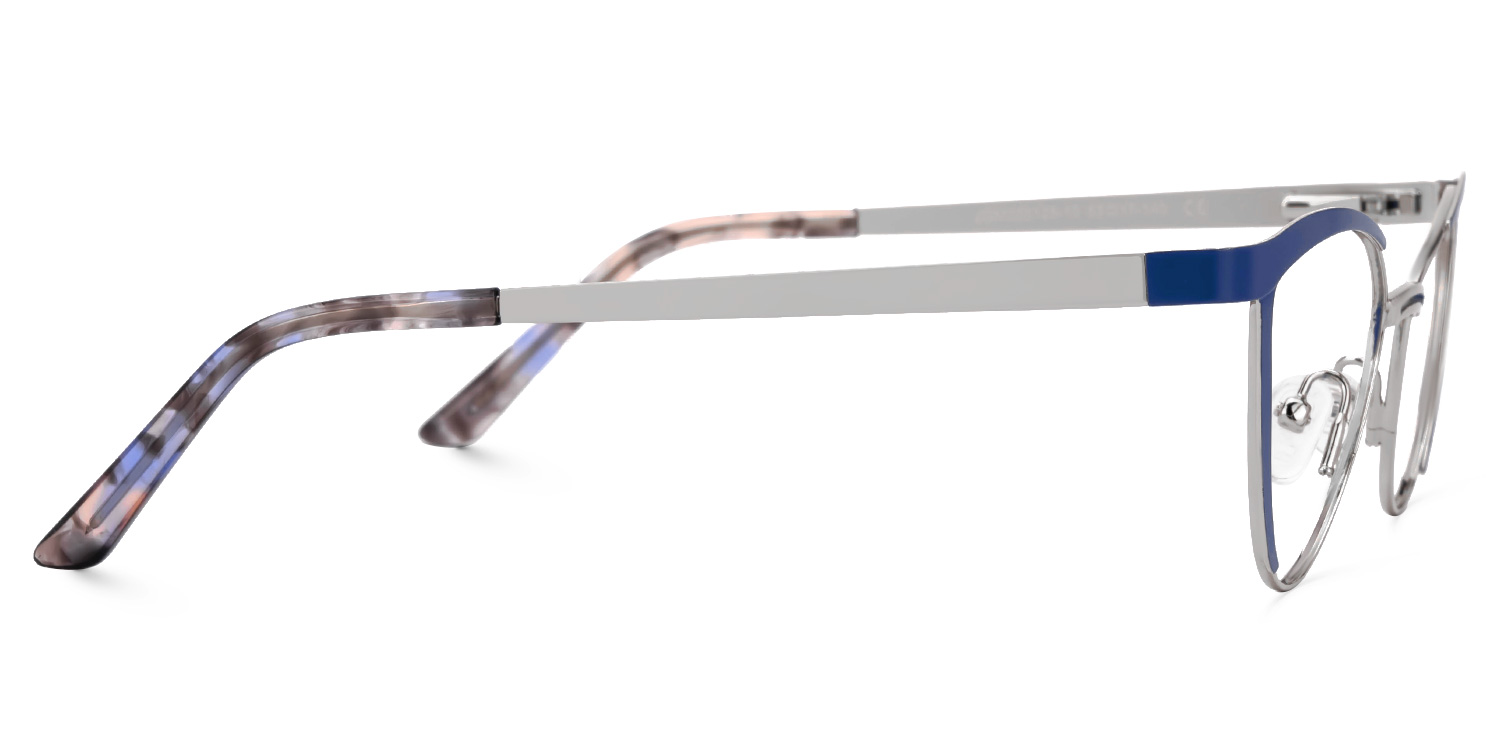 Sydney Cat Eye Blue Glasses2