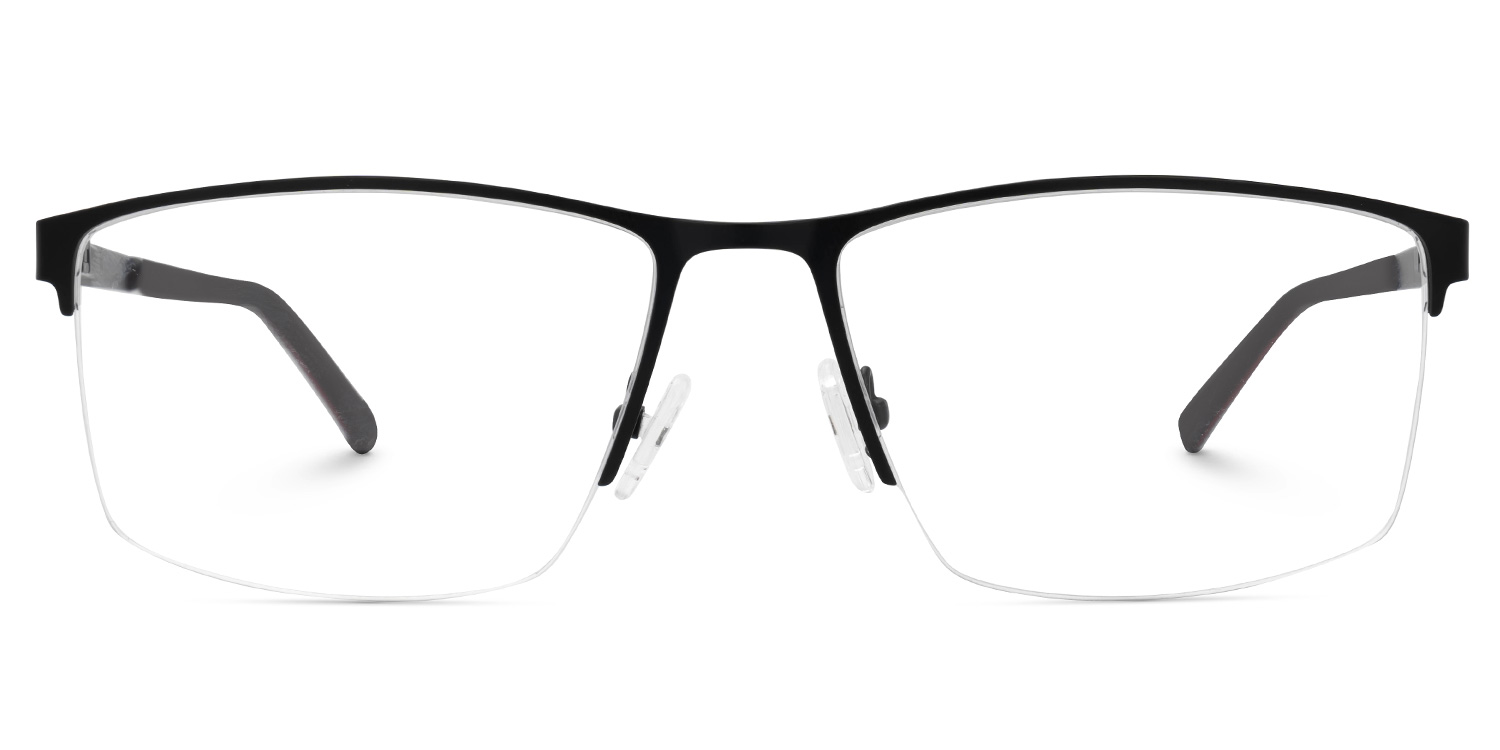 Graniela Rectangle Black Glasses