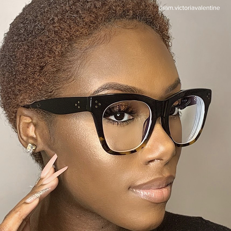 Tandy Rectangle Tortoise Glasses7