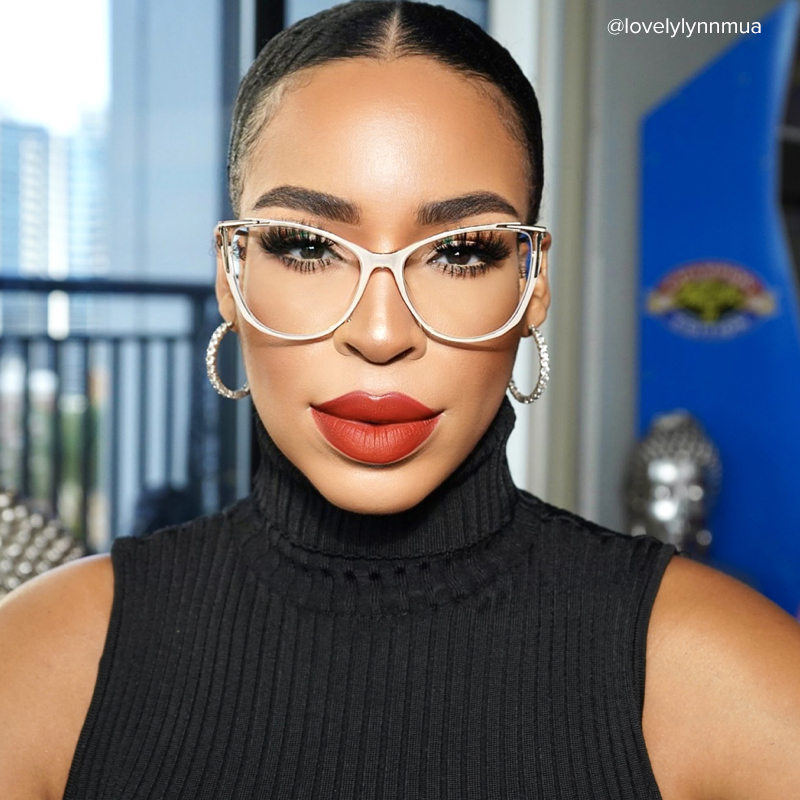 Yomary Cateye Khaki Glasses7