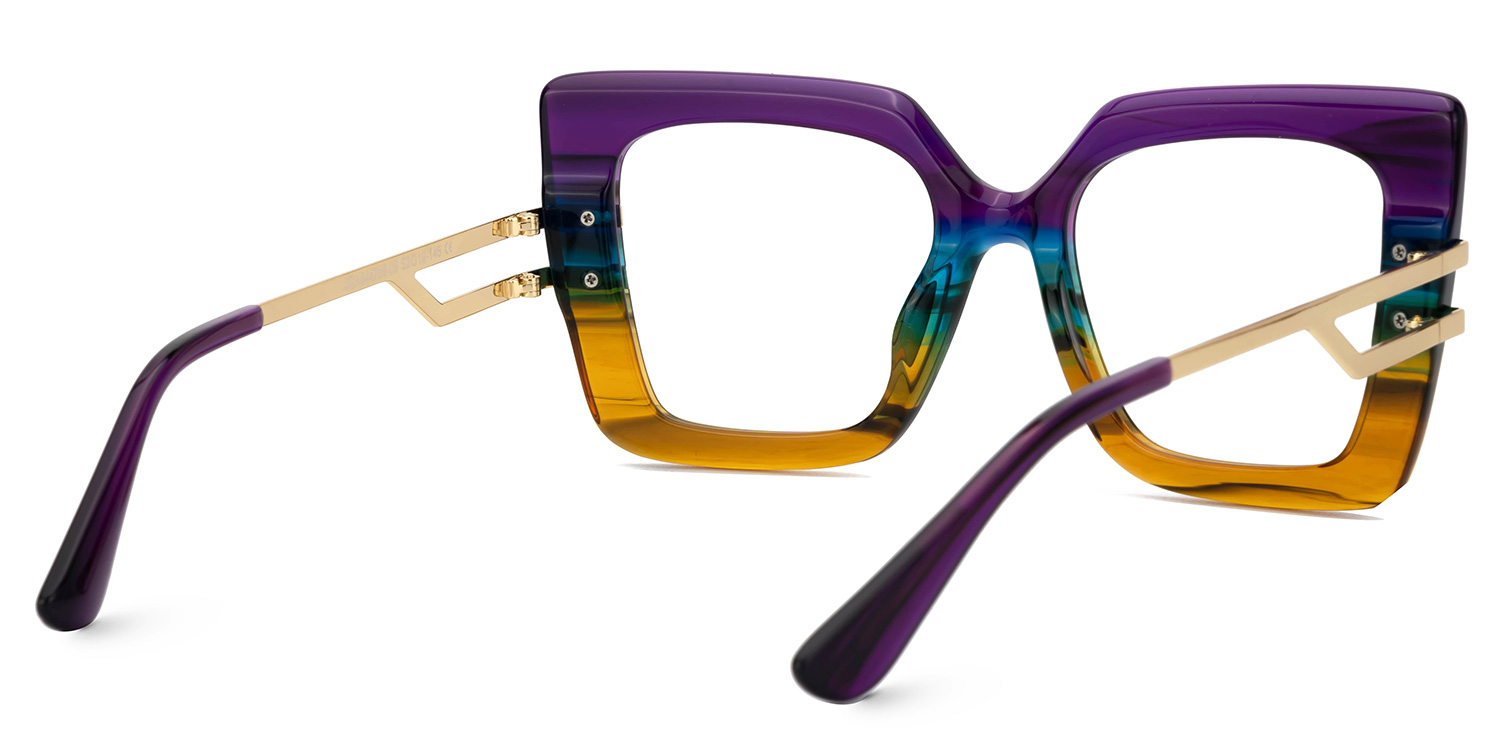 Poutine Square Multicolor Glasses2