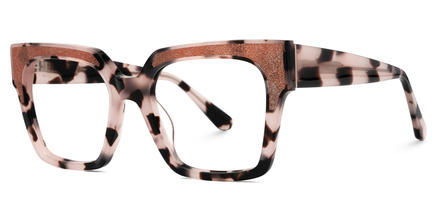 Merelin Square Pink-Tortoise Glasses1