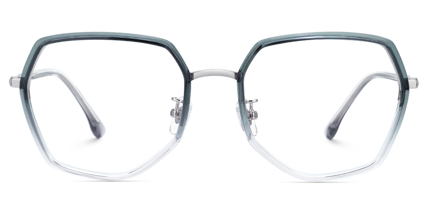 Kendra Geometric Blue Glasses good-img