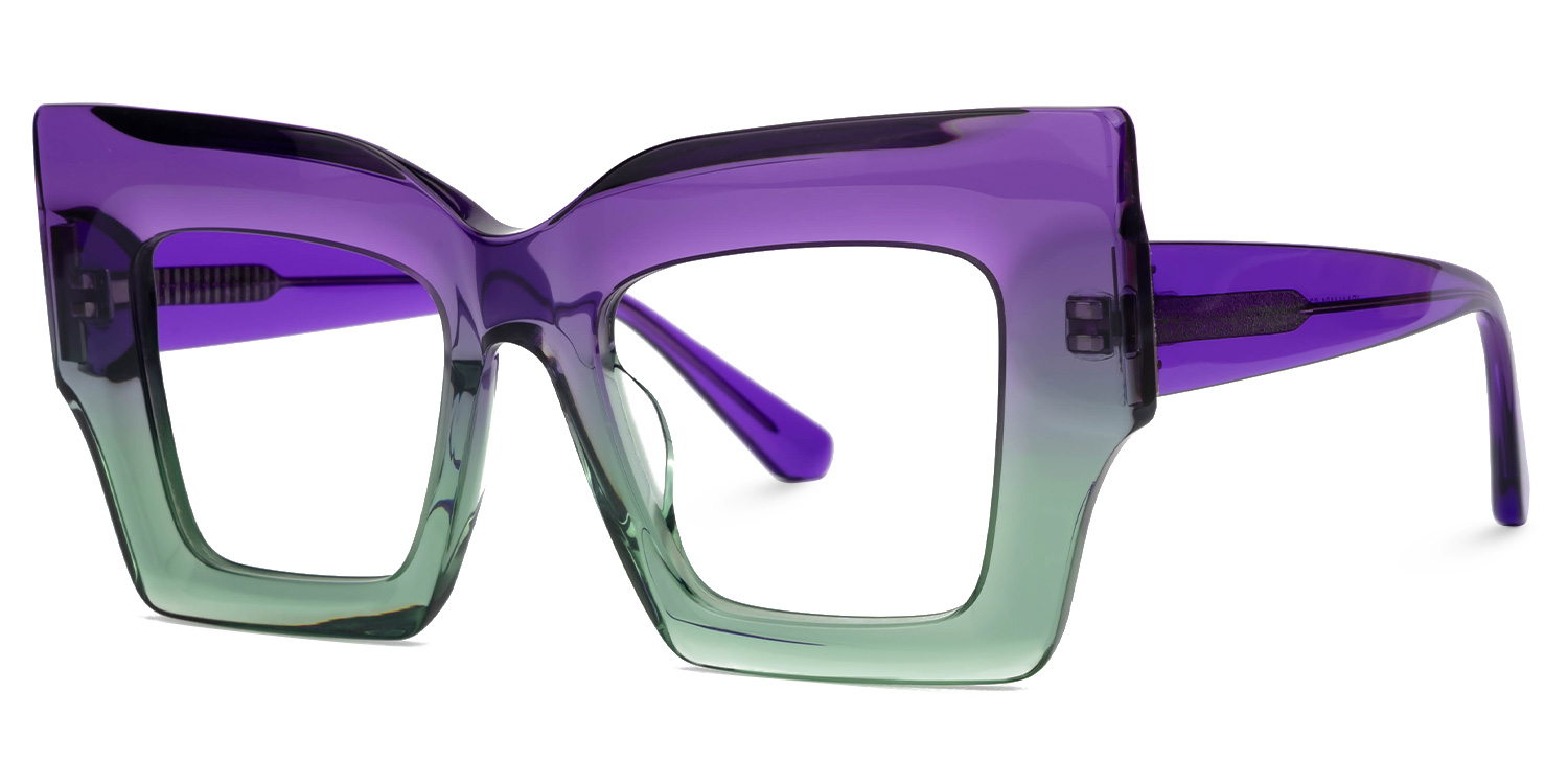 Milner Square Purple-Green Glasses1
