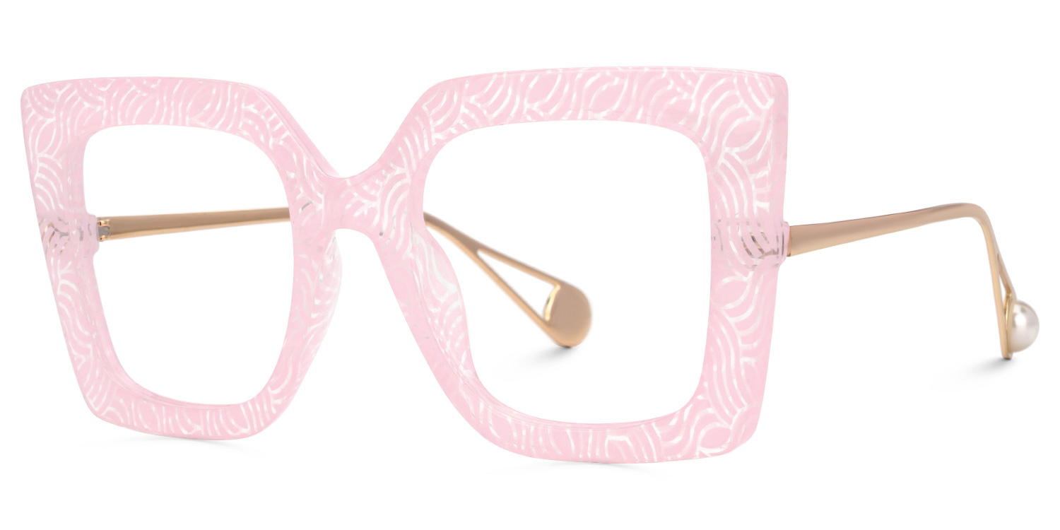 Qatar Square Pink Glasses1
