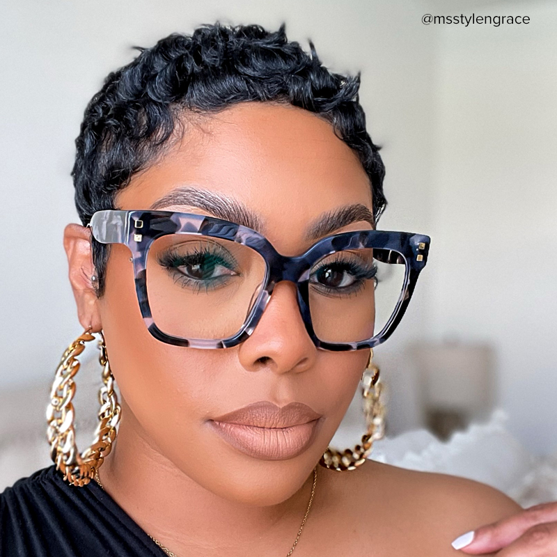 Minguela Square Gray-Tortoise Glasses5