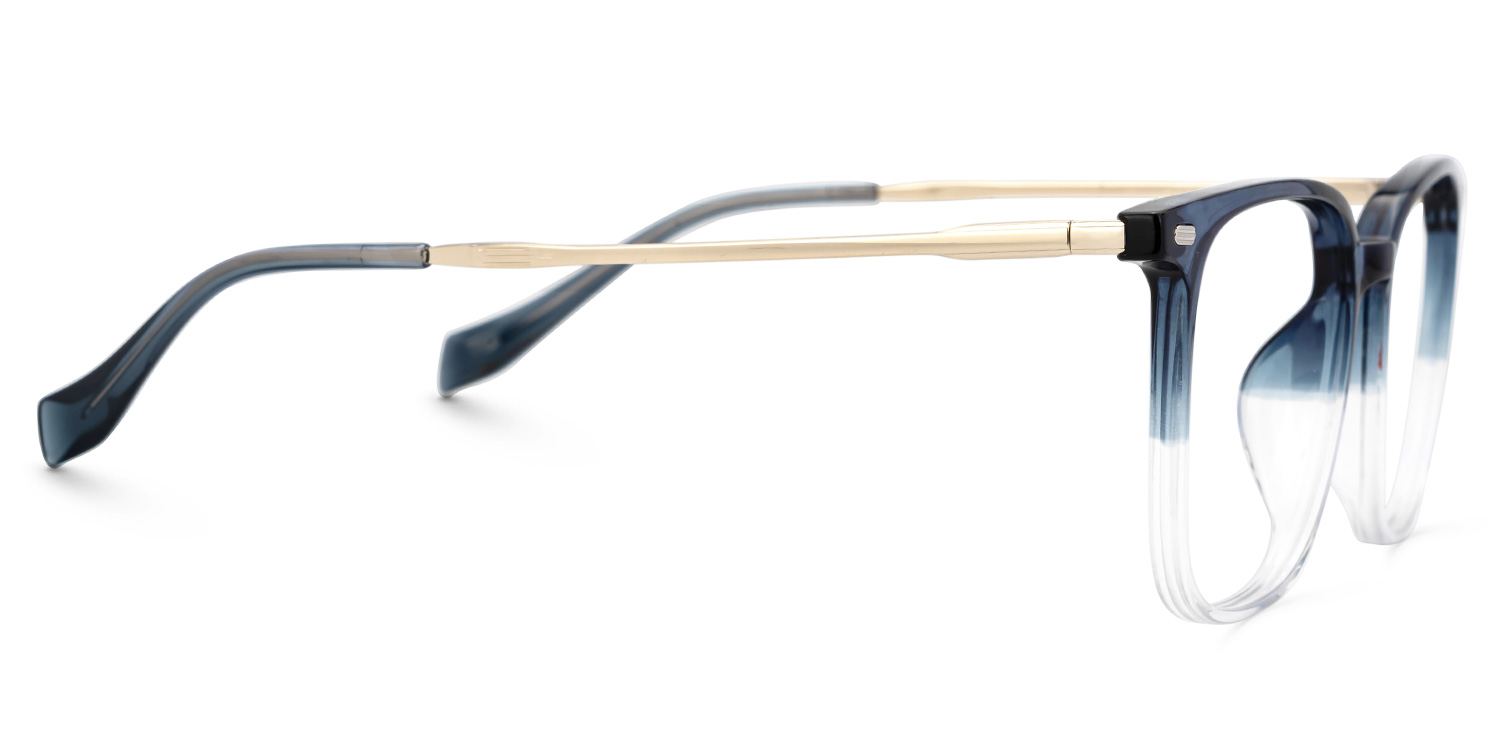 Mullen Thin Blue Glasses in Square Design | Zeelool2