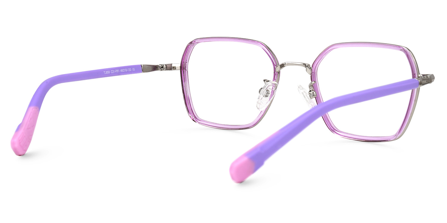 Kid geometric Piglet glasses with cute style -Zeelool3