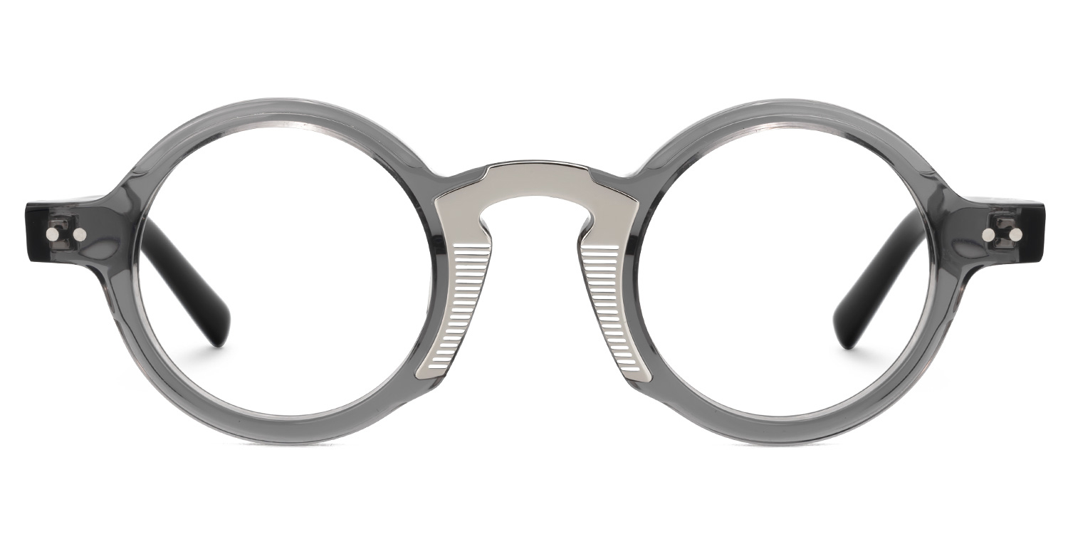 Danyelle Round Gray Glasses0