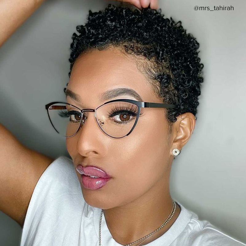 Sydney Cat Eye Black Frame Glasses | Zeelool Optical7