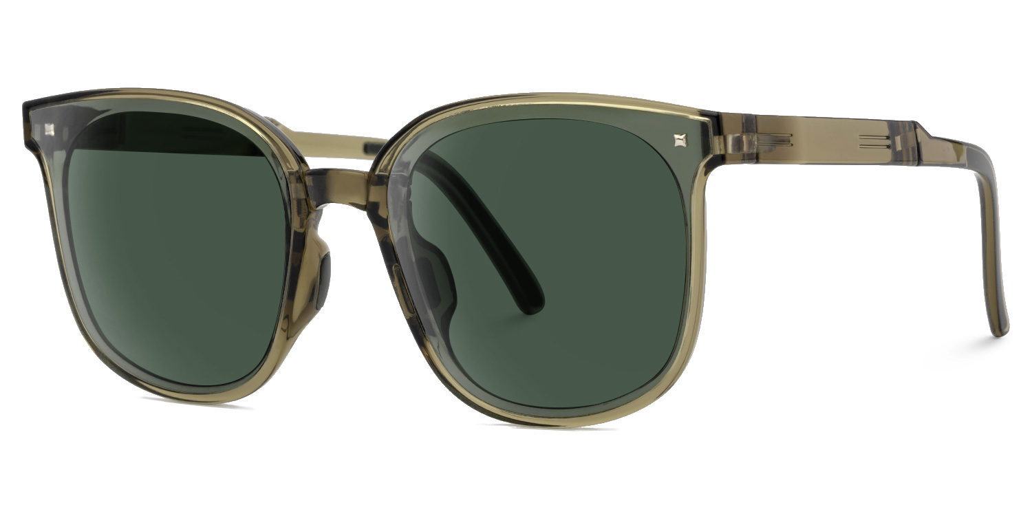 Sulaika Square Green Sunglasses2