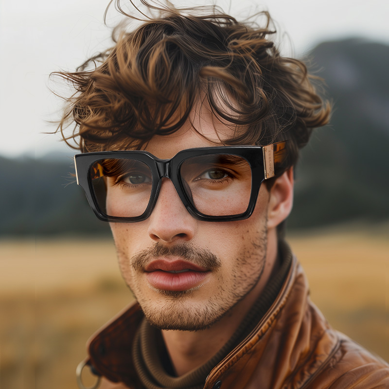 Dedee Square Black Glasses4