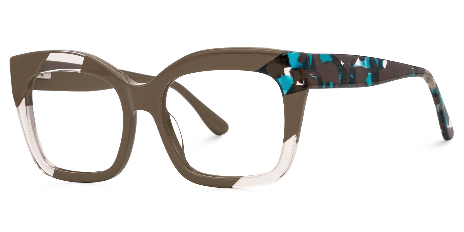 Ximena Cateye Two-Tone Glasses1