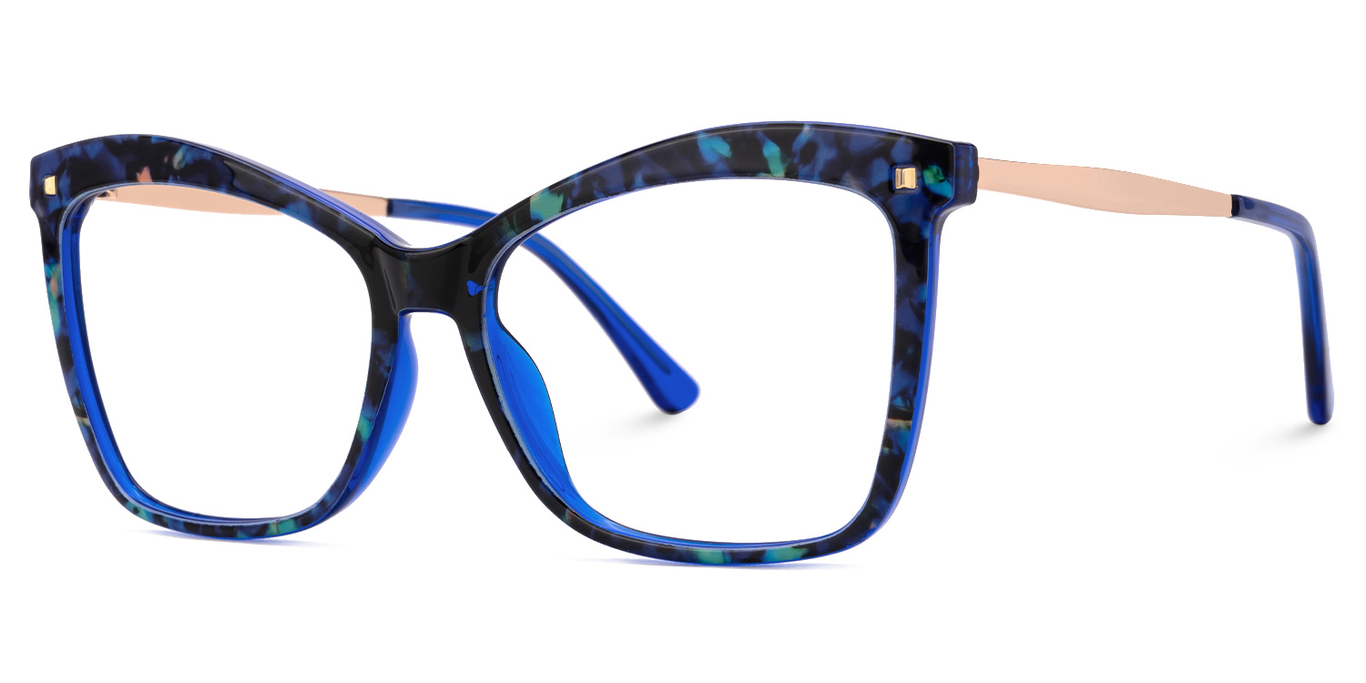 Isaebella Butterfly Blue-Tortoise Glasses