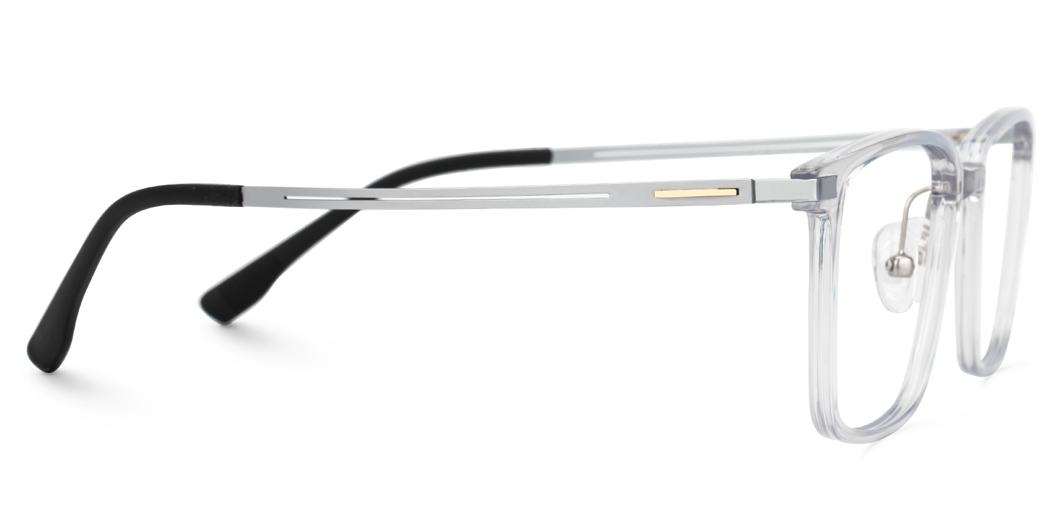 Gray Ivonne Rectangle Frame Eyeglasses | Zeelool2