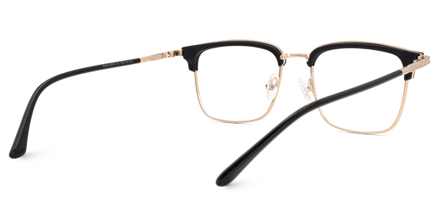 Peeples Browline Mixed-Materials Full-Frame Eyeglasses | Zeelool3