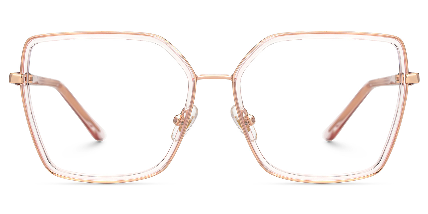 Jill Square Pink Glasses0