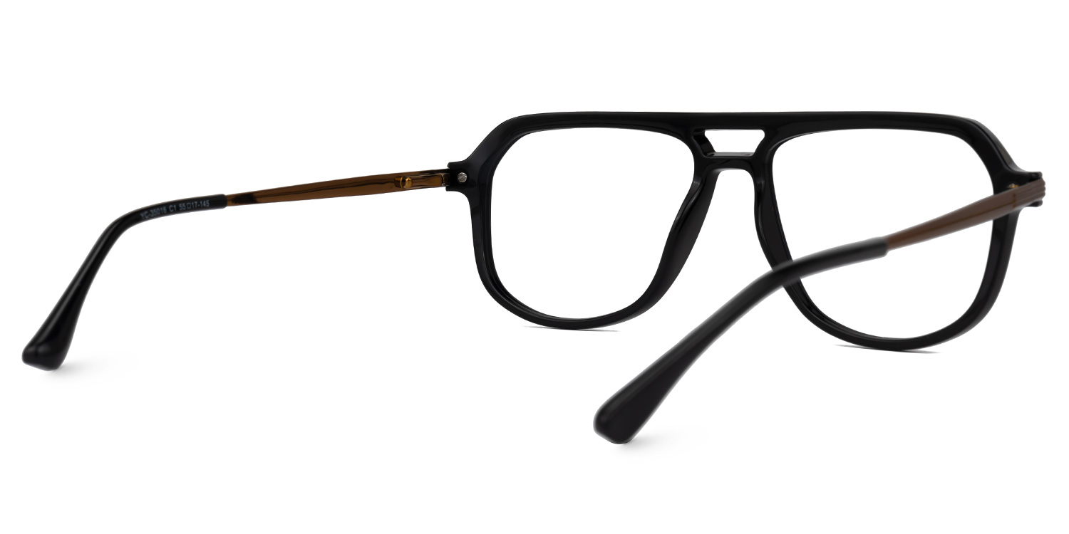 Fonseca Aviator Black Glasses3