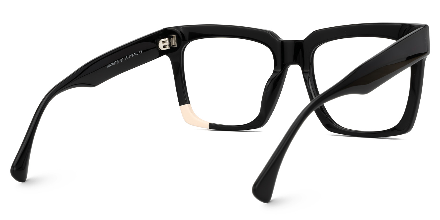 Barrios Square Black Glasses3