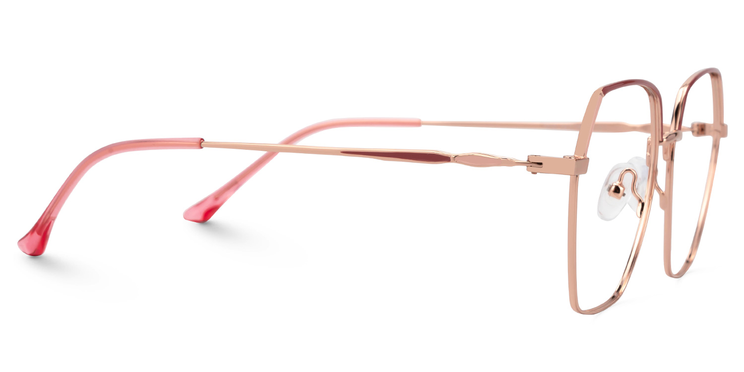 Marlon Geometric Two-Tone Full-Rim Glasses | Zeelool3