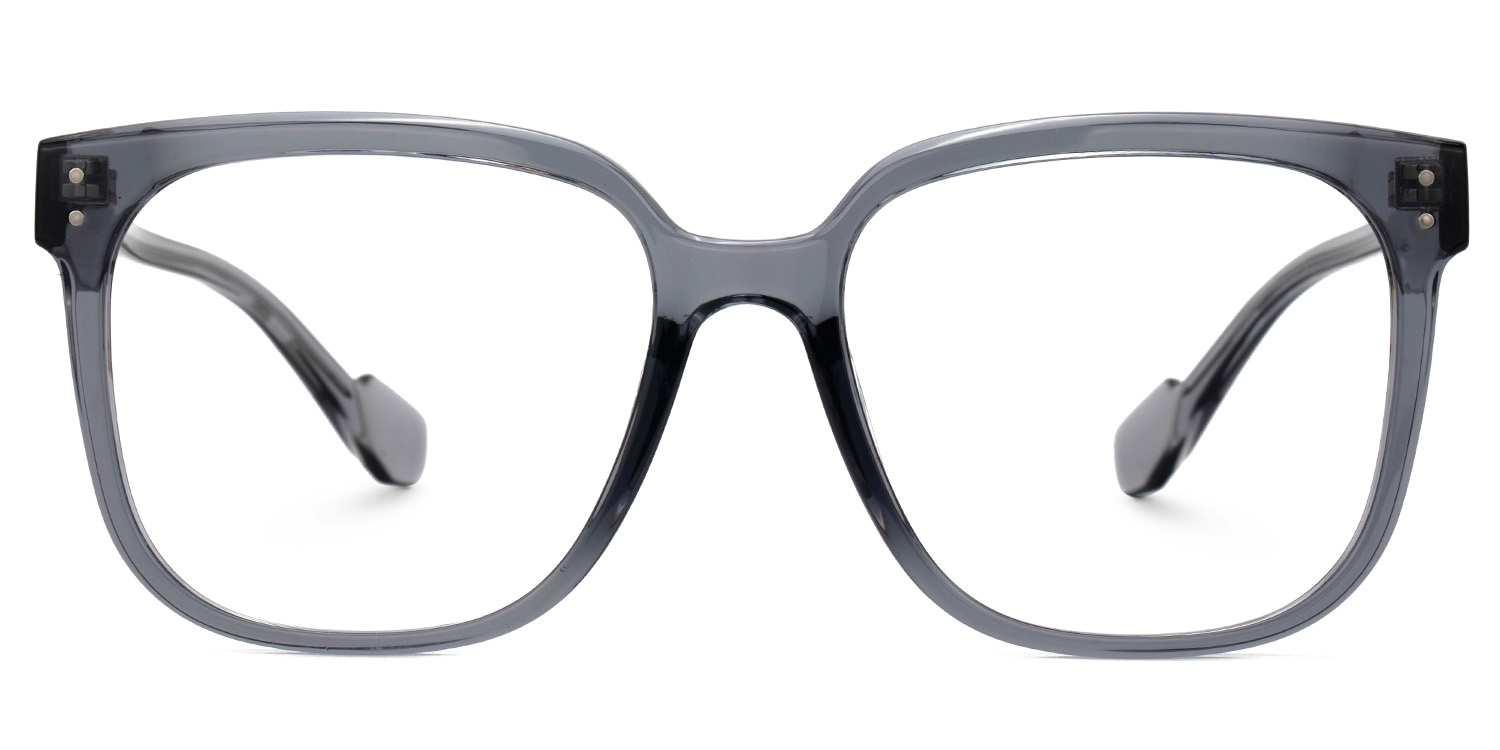 Mikel Square Gray Glasses0