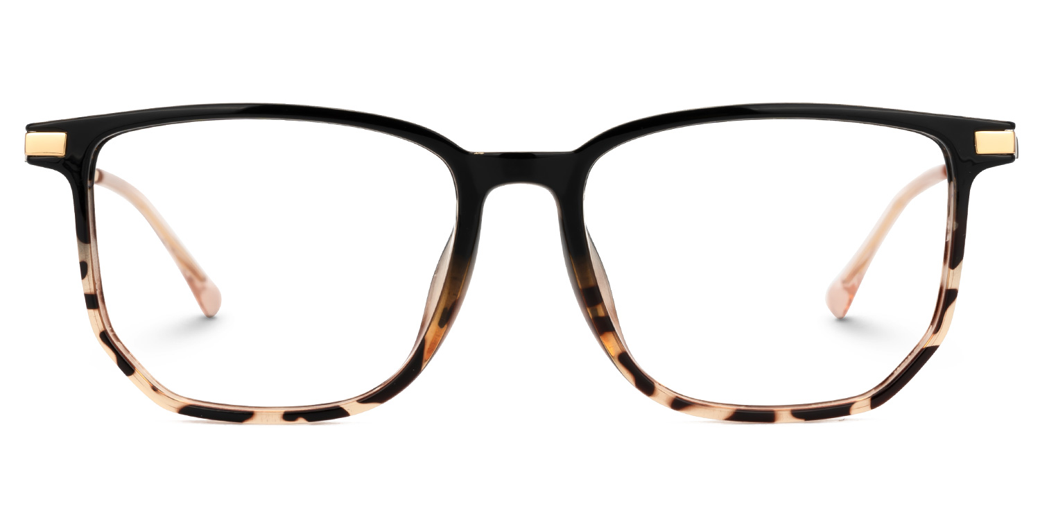 Fezell Square Tortoise Glasses good-img