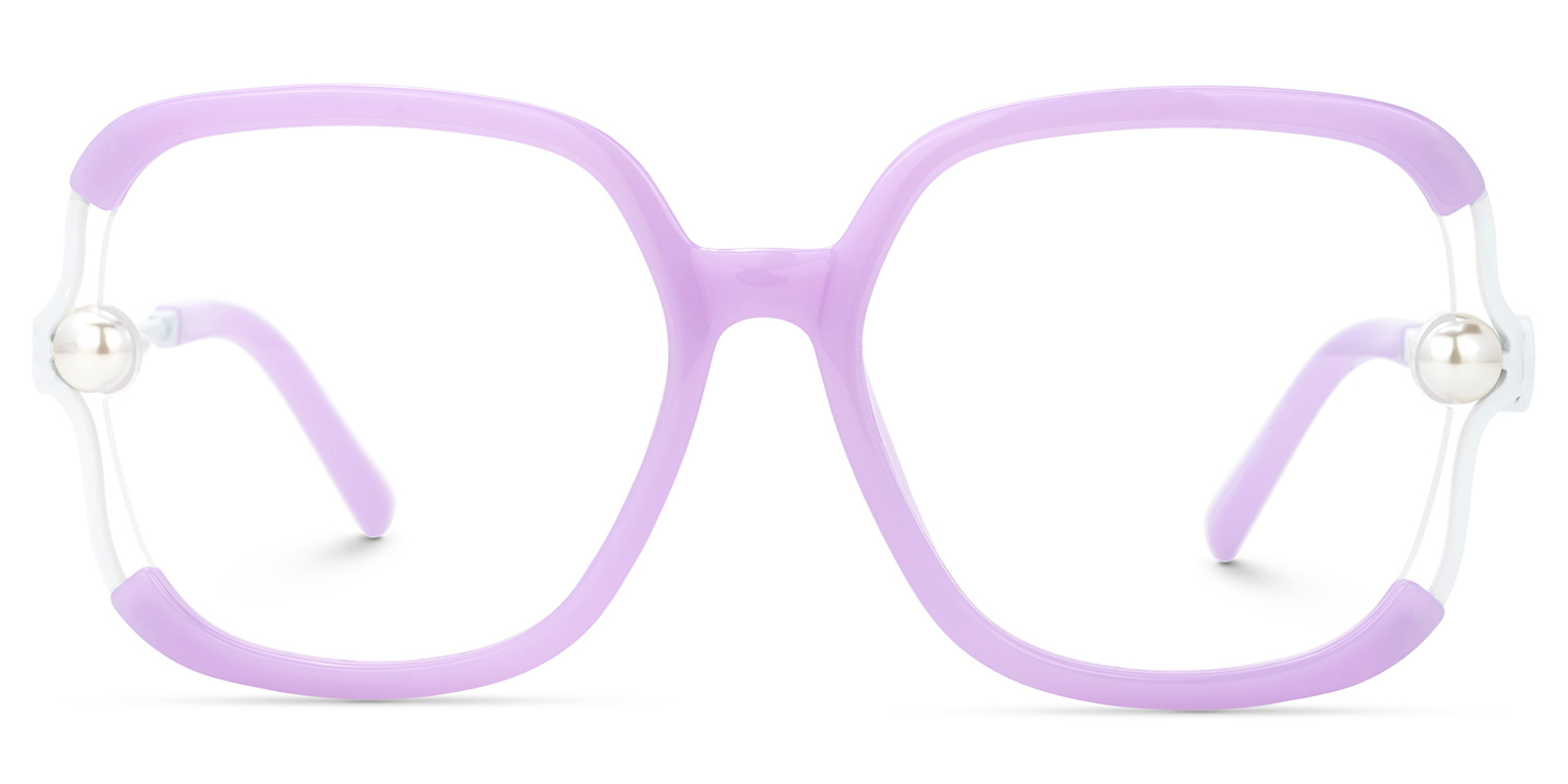Jeania Square Lavender Glasses0