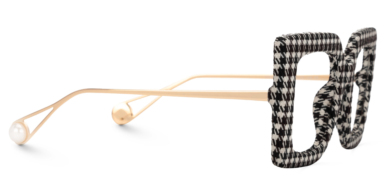 Latanya Two-Tone Eyeglasses with Square Shape | Zeelool Optical2