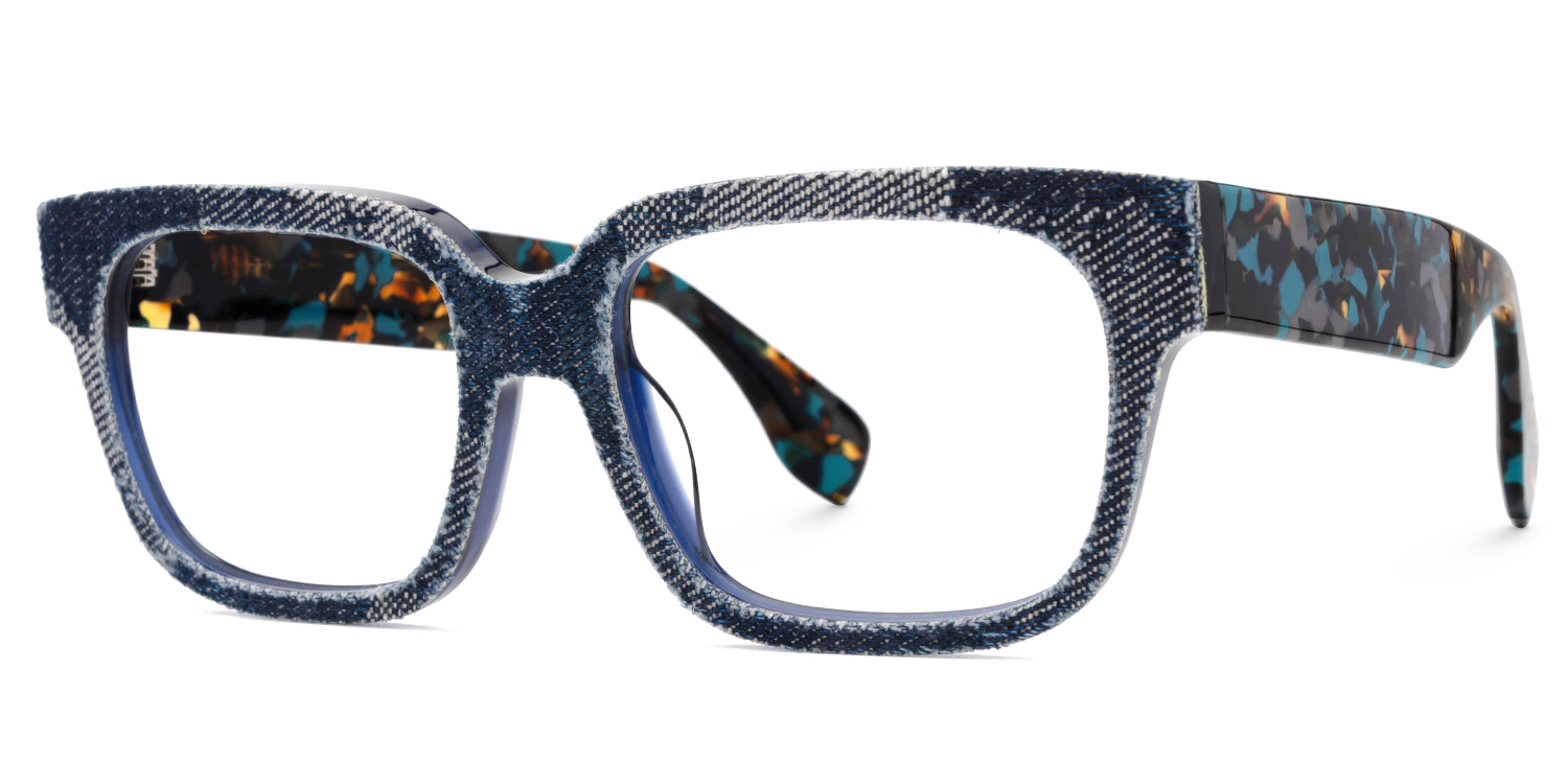 ZEELOOL Colin Rectangle Gray Glasses