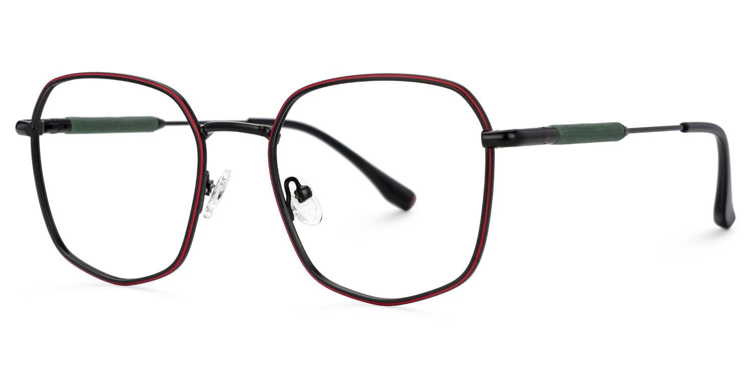 Spender Geometric Red Glasses1