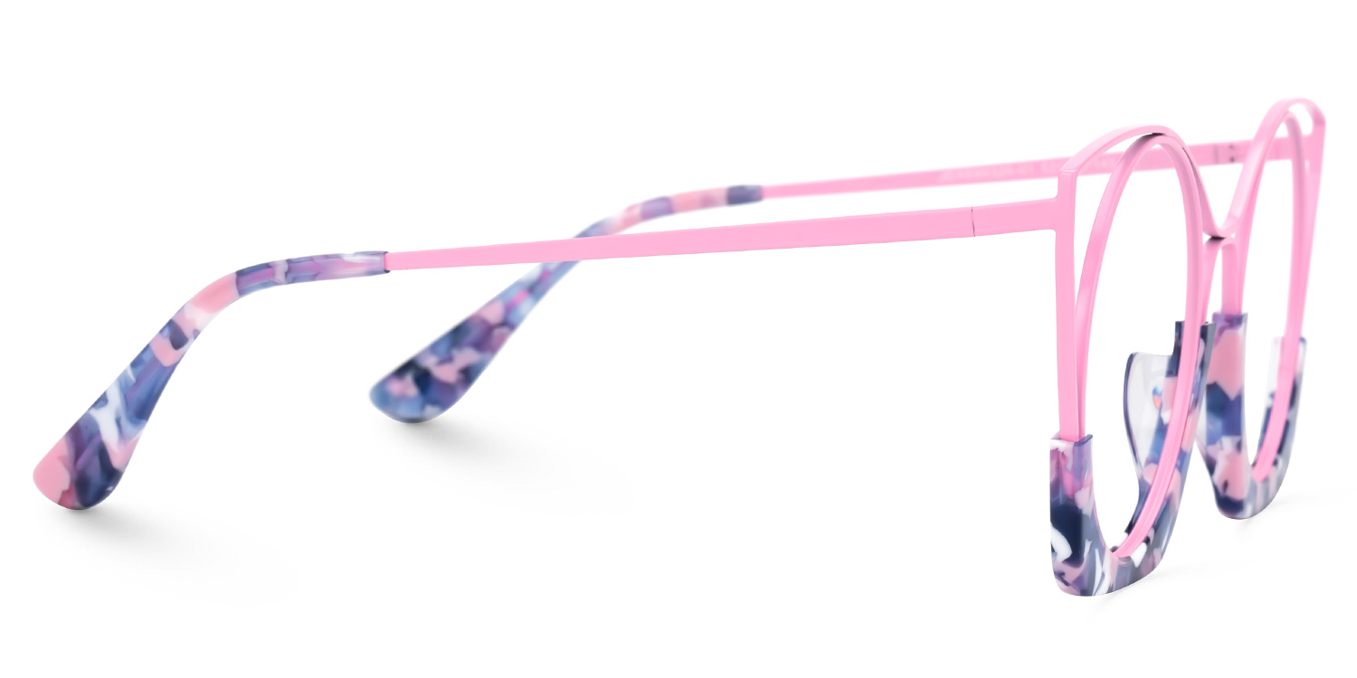 Barbara Cateye Fondant-Pink Glasses2