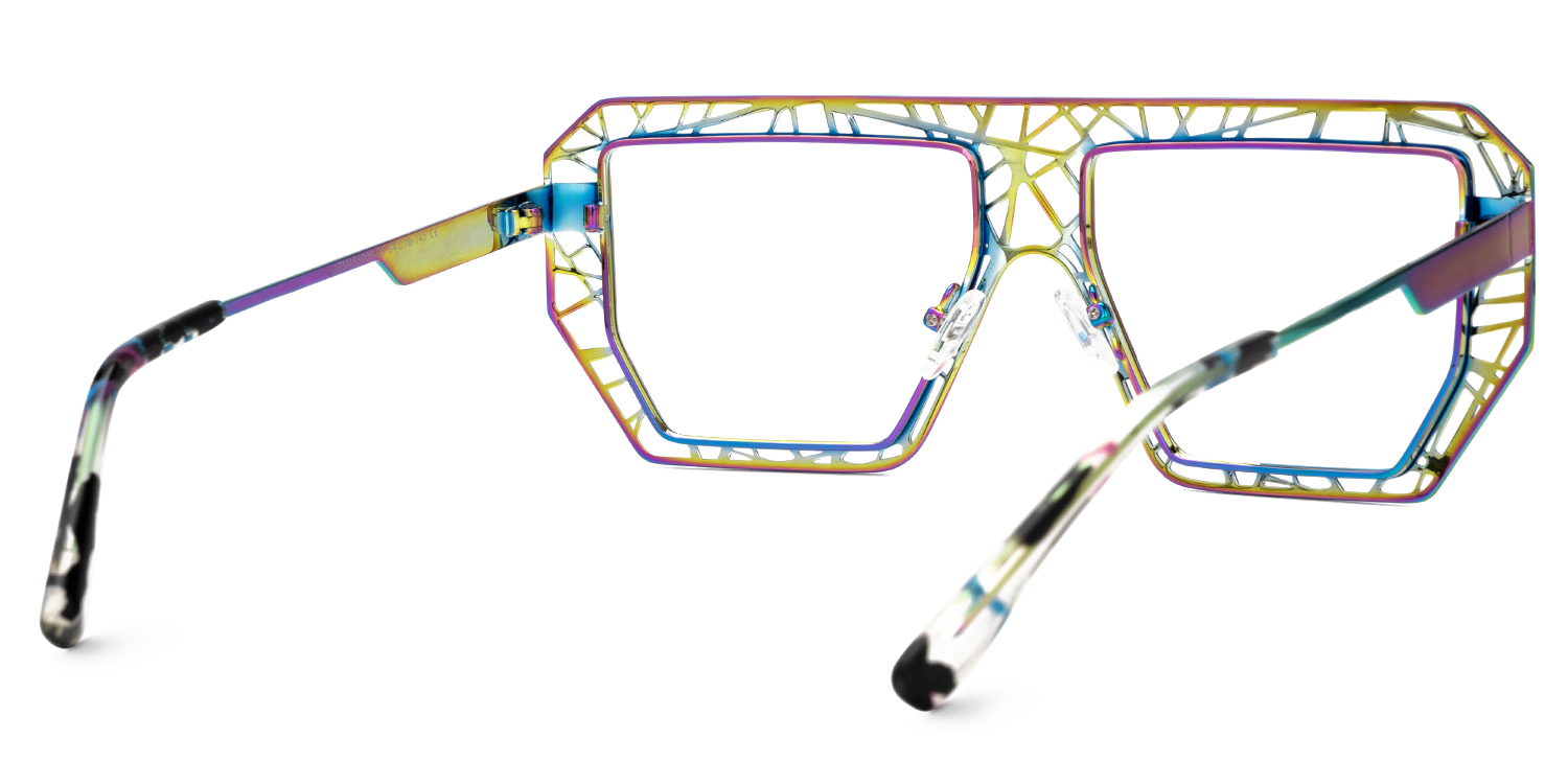Blake Geometric Iridescent Glasses3