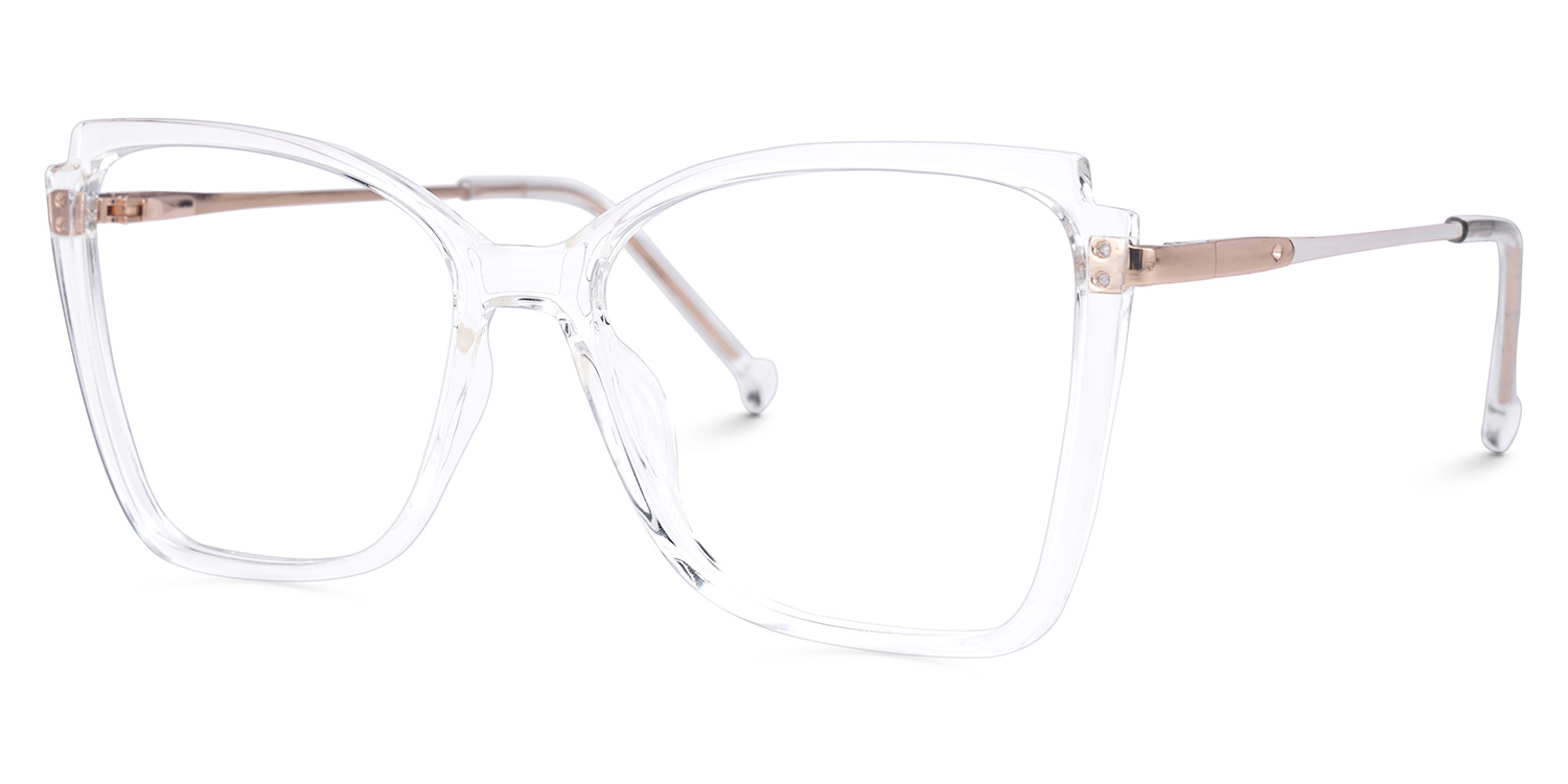 Kristen Cateye Crystal Eyeglasses with TR90 Frame1