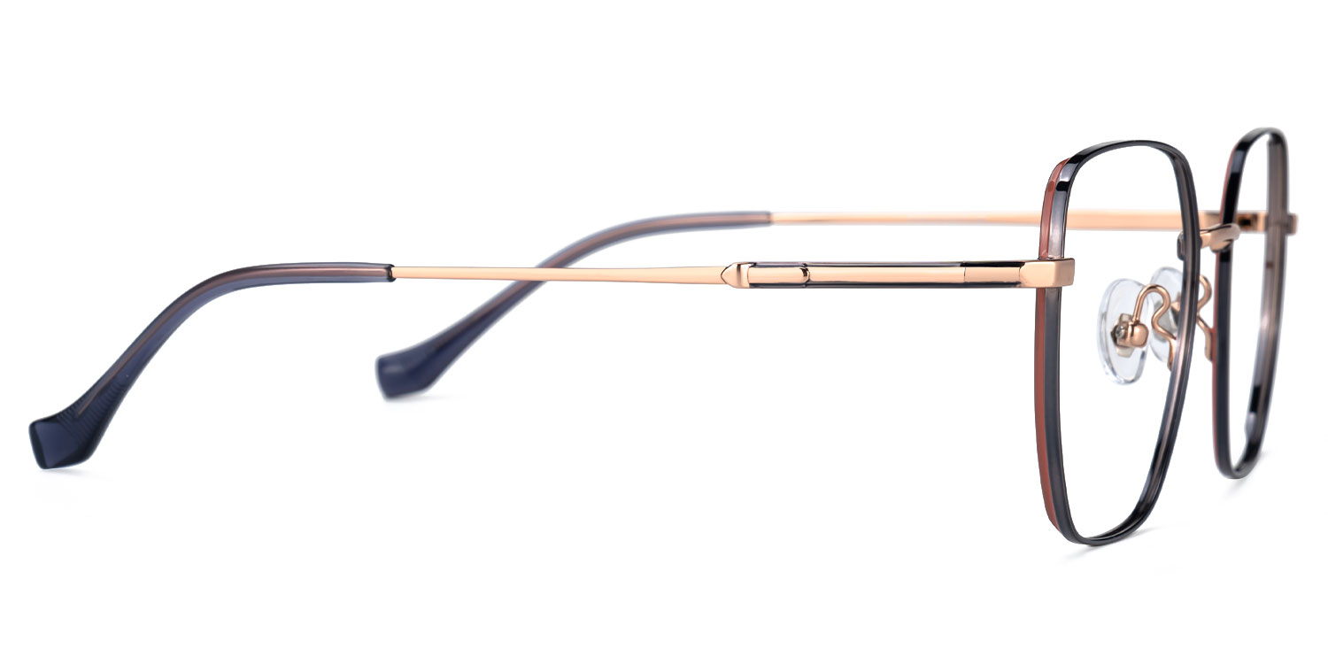 Titanium Conidi Eyeglasses, Conidi Square Glasses -Zeelool Glasses2