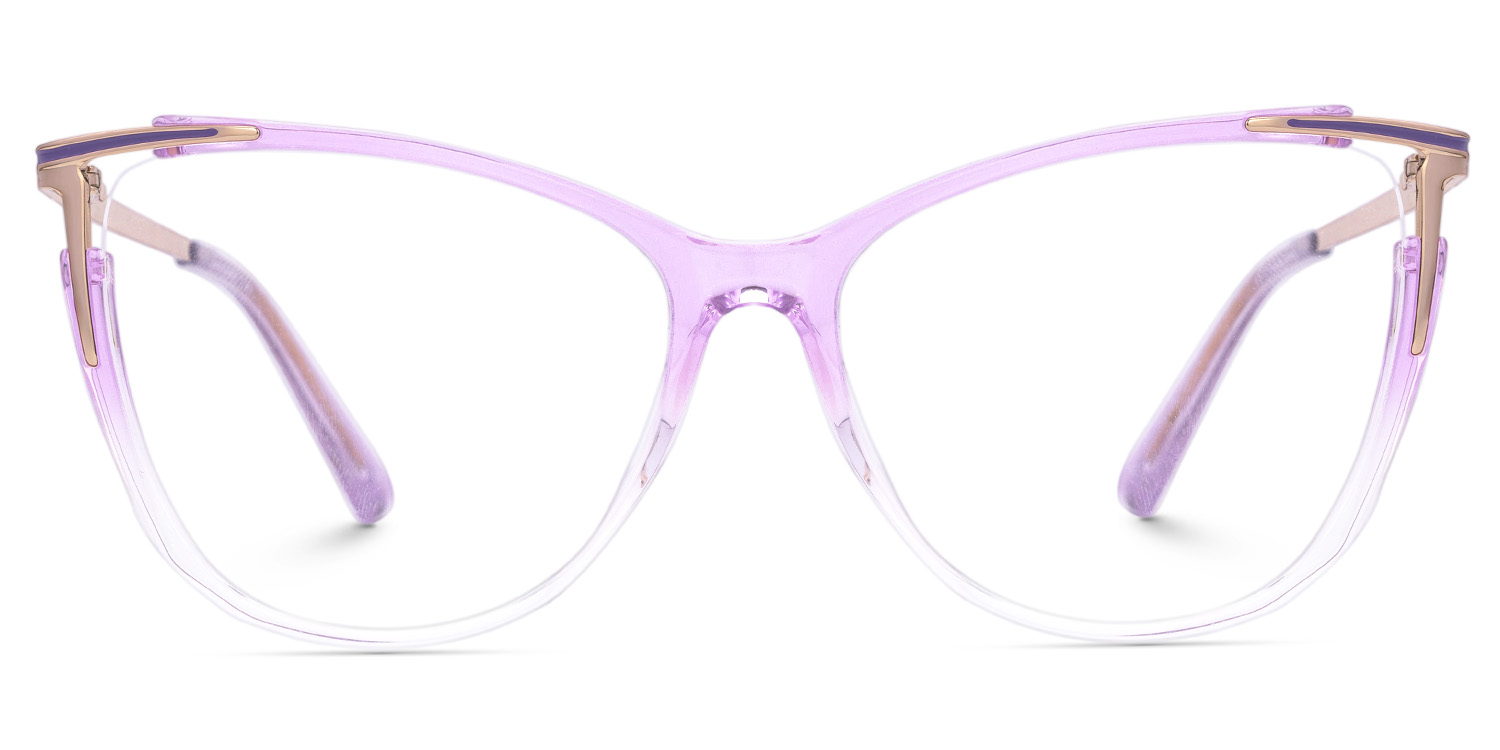 Yomary Cateye Purple Glasses good-img