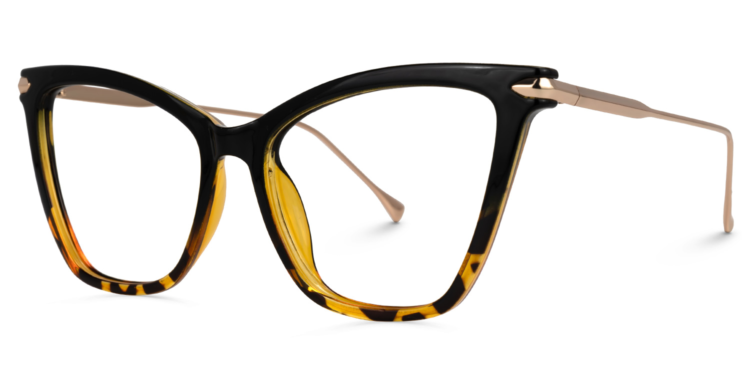 Hilary Butterfly Tortoise Frame Glasses | Zeelool Optical1