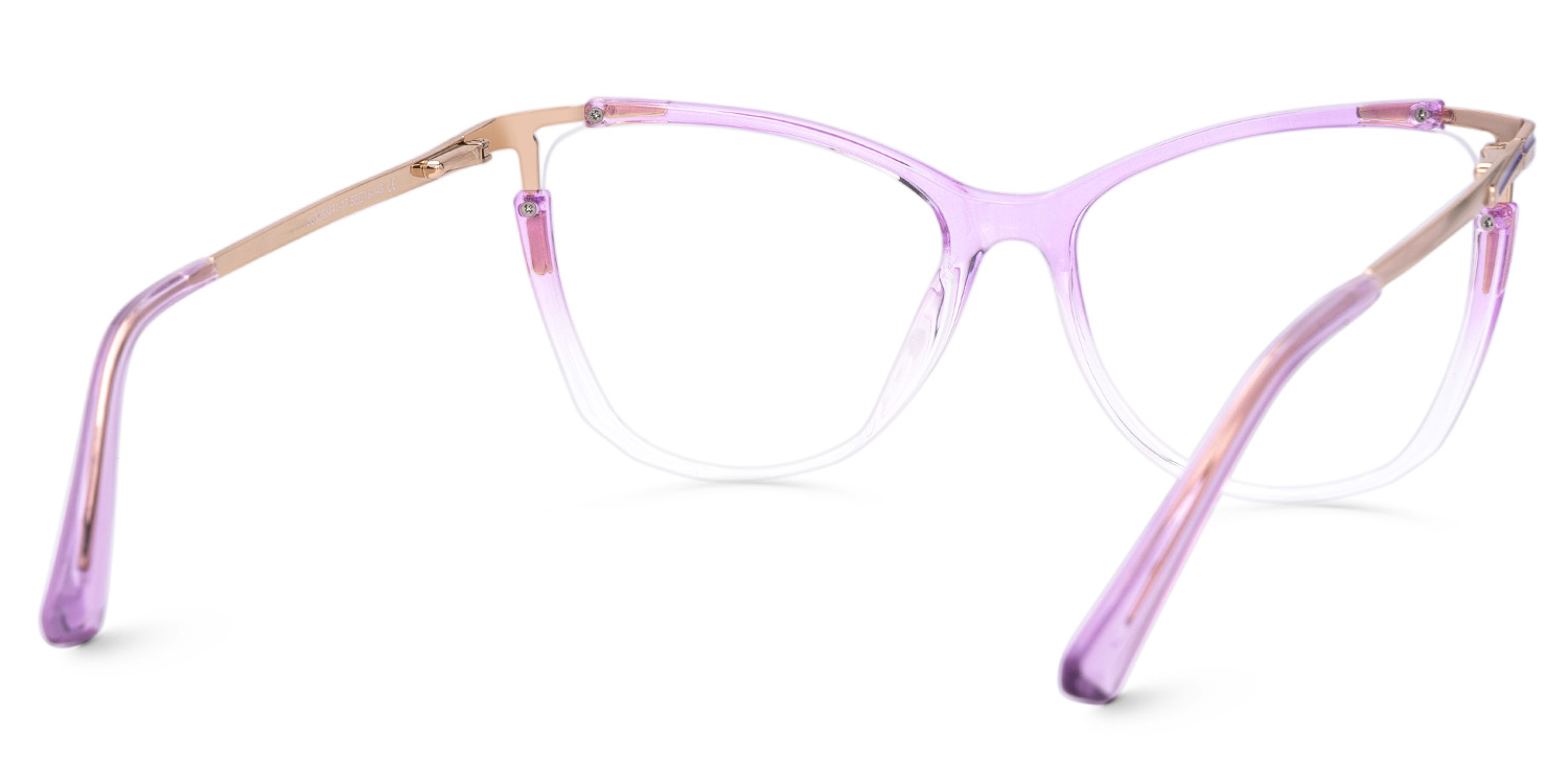 Yomary Purple Glasses with Cat-Eye Frames3