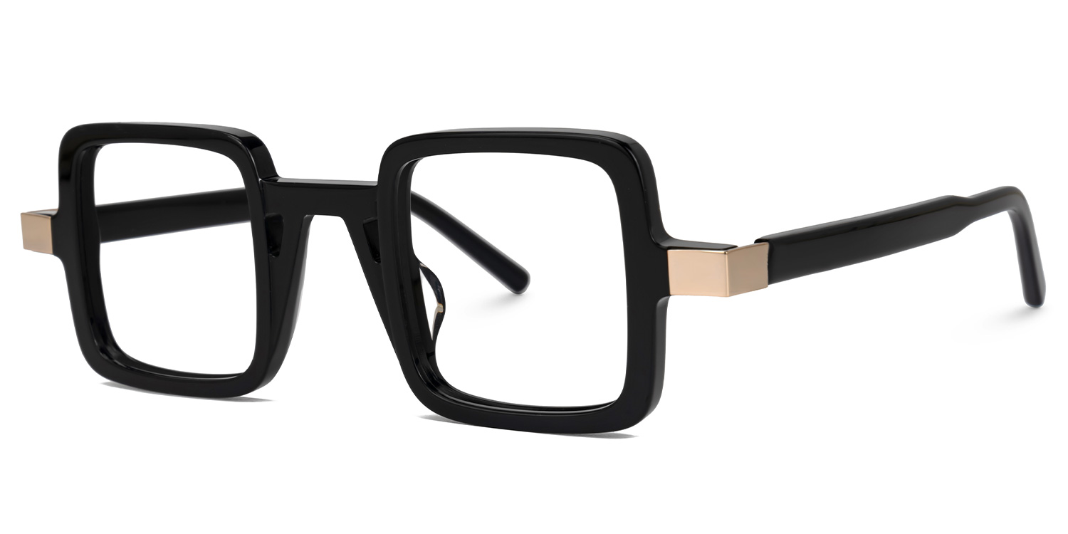 Bratton Square Black Glasses1