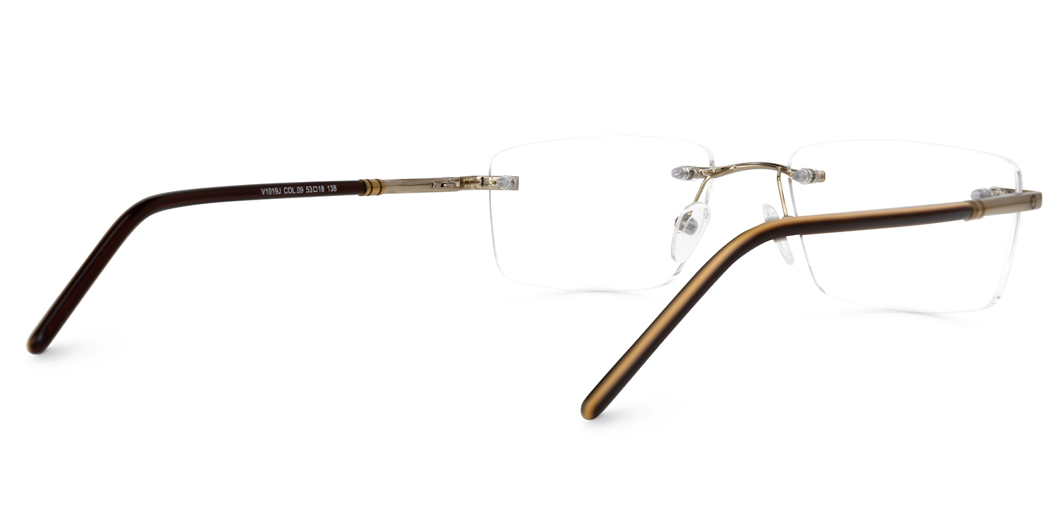 Rectangle Amariliz Brown Glasses deals -Zeelool Glasses3