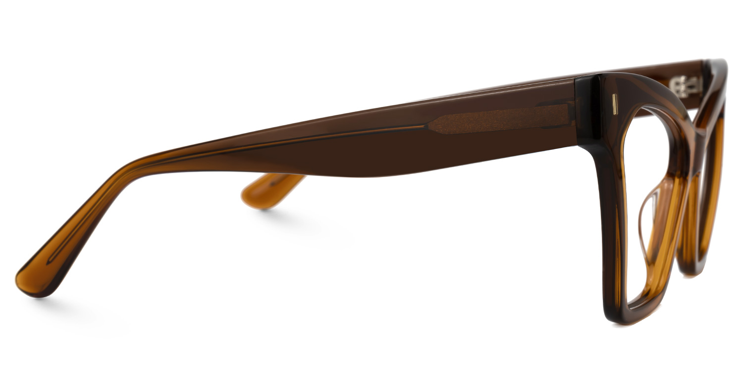 Senica Cateye Brown Glasses2