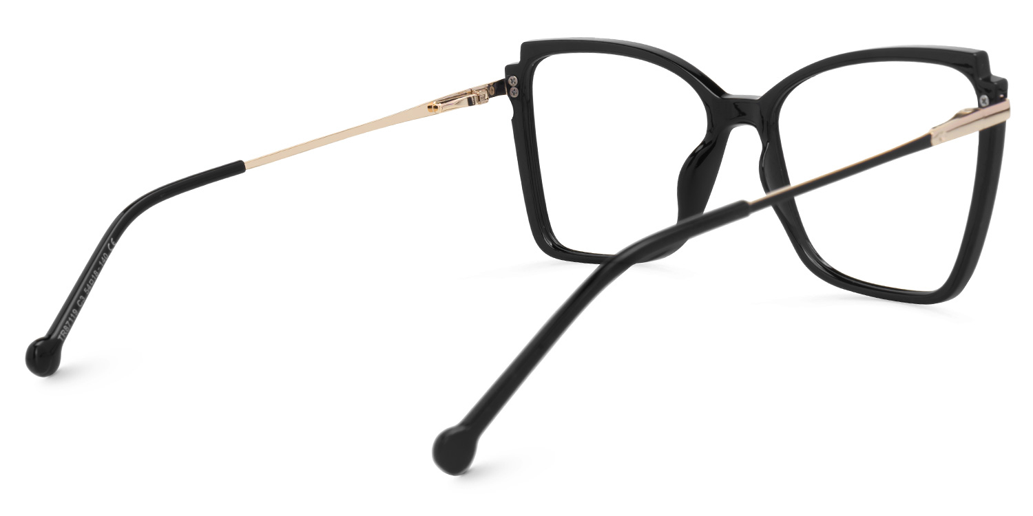 Kristen Cateye Black Glasses3