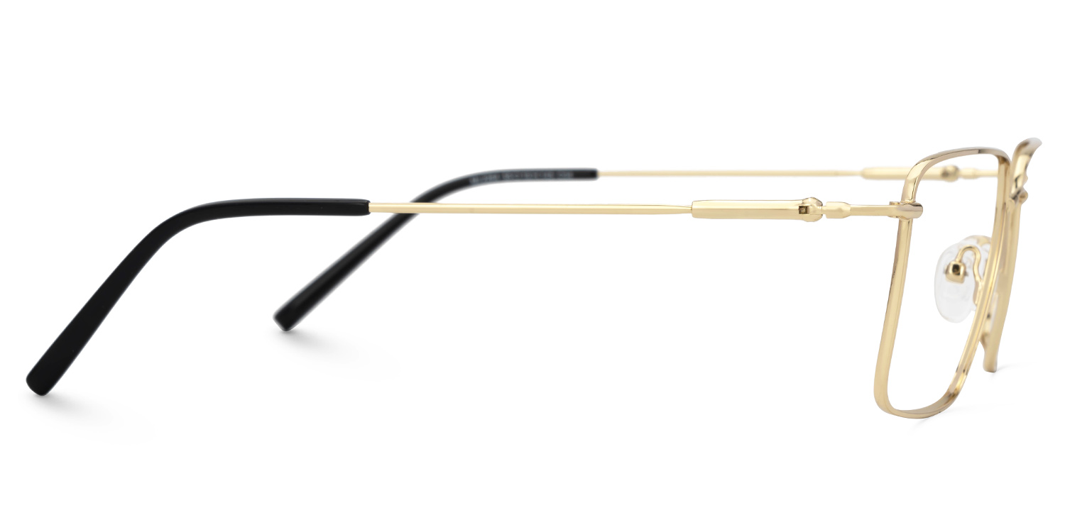 Stowe Rectangle Gold Glasses2