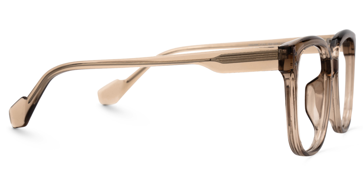 Mikel Square Brown Glasses2