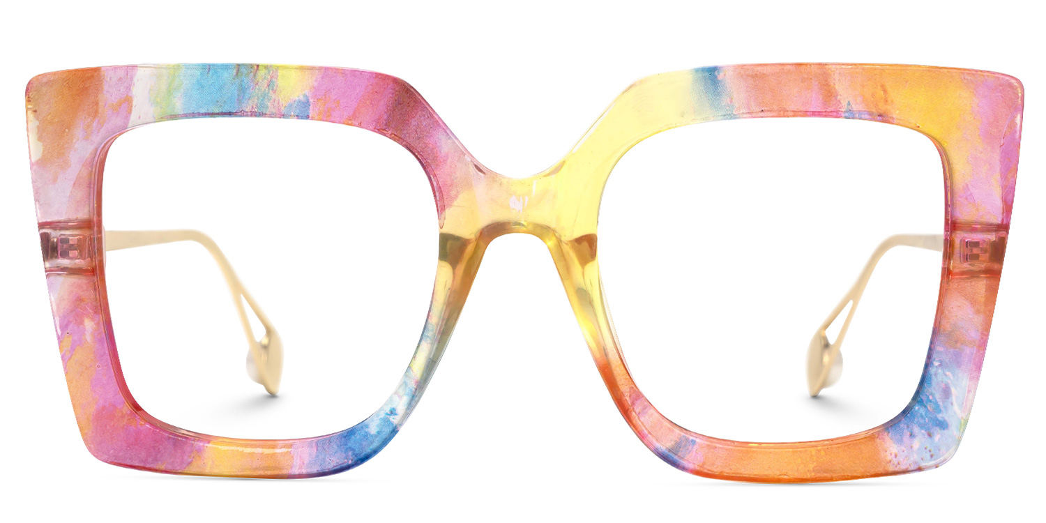 Qatar Square Multicolor Glasses