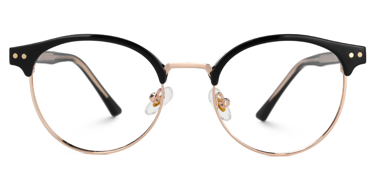 Lekka Browline Black Glasses