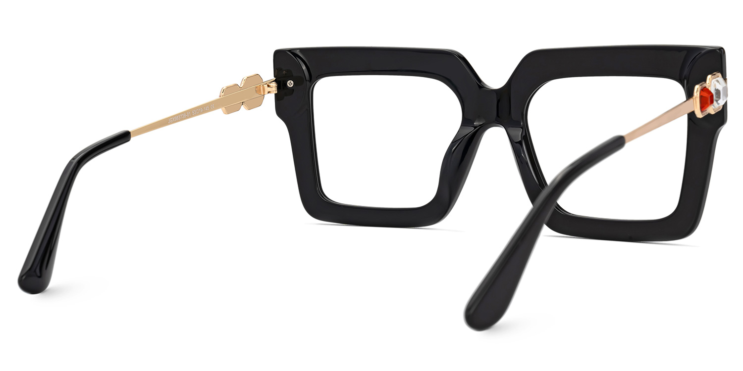 Square Radic Black Frames Designer Glasses3