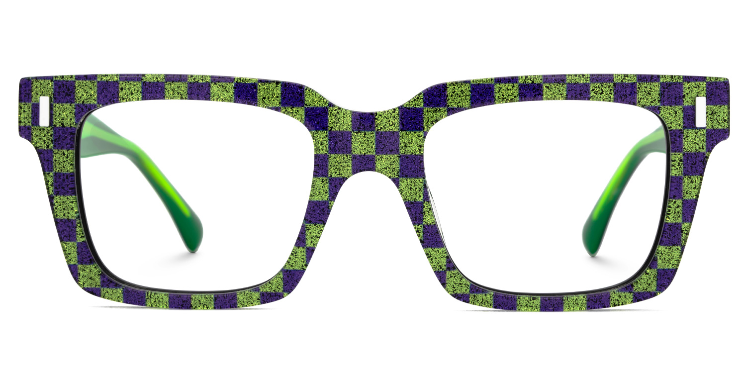 Kirkland Rectangle Green Glasses0