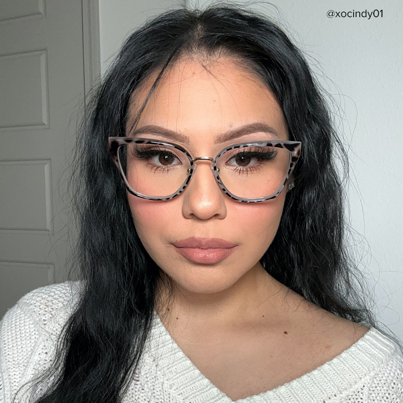 Martine Square Tortoise Glasses | Zeelool Glasses5